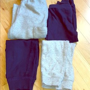 Bundle of four baby boy sweat pants
